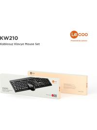 Lenovo Lecoo KW210 Q KABLOSUZ SİYAH KLAVYE MOUSE SET